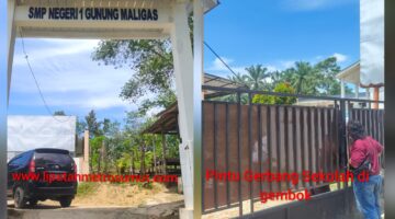 Gerbang Digembok, Wartawan Dilarang Masuk: Ada Apa di SMP Negeri 1 Gunung Maligas?