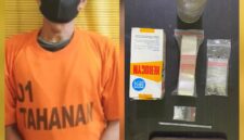 Foto : SY als IPIT (49) dan barang bukti