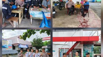 Sat Binmas Polres Pematangsiantar Sambang Kamtibmas Jalin Silahturahmi 