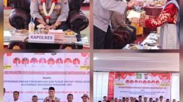 Kapolres Langkat Hadiri Silaturahmi Masyarakat Pematang Jaya, Warga Harapkan Kehadiran Polsek Di Kecamatan Pematang Jaya