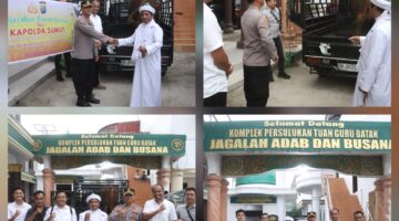 Kapolda Sumut Serahkan Sapi Kurban 600 Kg ke Persulukan Serambi Babussalam Simalungun, TGB: Jadikan Idul Adha Momentum Perkuat Persatuan Bangsa