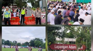 Polres Pematangsiantar Laksanakan Pengamanan Ibadah Sholat Idul Adha 1447 H di Empat lokasi