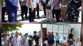 Foto : Bupati Langkat berdialog bersama warga desa sambirejo. 