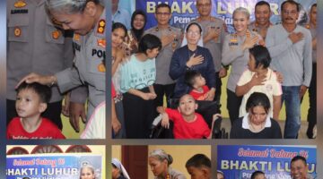 Kapolres Pematangsiantar Bakti Sosial di Panti Asuhan