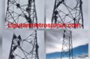 Foto istimewah : tampak pekerja melakuka aktifitas di ketinggian tampa APD. 