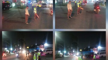 Sat Lantas Polres Pematangsiantar Respon Cepat Urai Kemacetan Didepan SPBU Jalan D.I. Panjaitan
