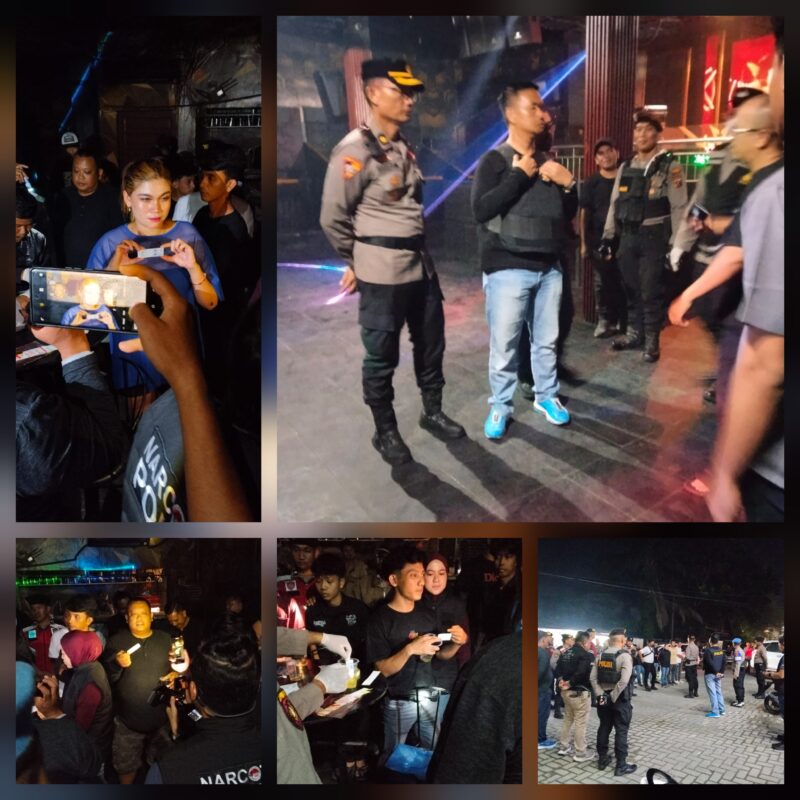 Foto : istimewah
Polres Asahan saat merazia lokasi THM