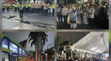 Polres Pematangsiantar Hadiri Penyambutan Jamaah Haji/ Hajjah Indonesia Kota Pematangsiantar Tahun 1447 H/ 2026