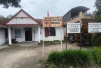 Foto istimewah kantor kepala desa Gurgur aek raja. 