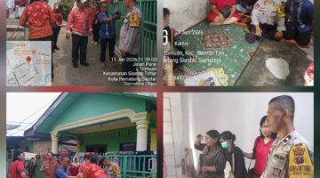Polsek Siantar Timur Mediasi Permasalahan Pelemparan Rumah Warganya
