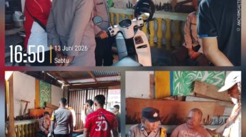 Respon Laporan CC 110, Polsek Siantar Martoba Cek TKP Keributan Didepan Penginapan Jalan Medan