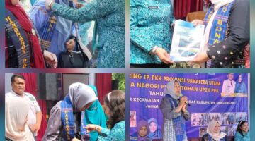 Tim Monitoring TP PKK Sumut Kunjungi 5 Nagori Percontohan di Simalungun
