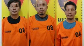 Foto : 3 tersangka 