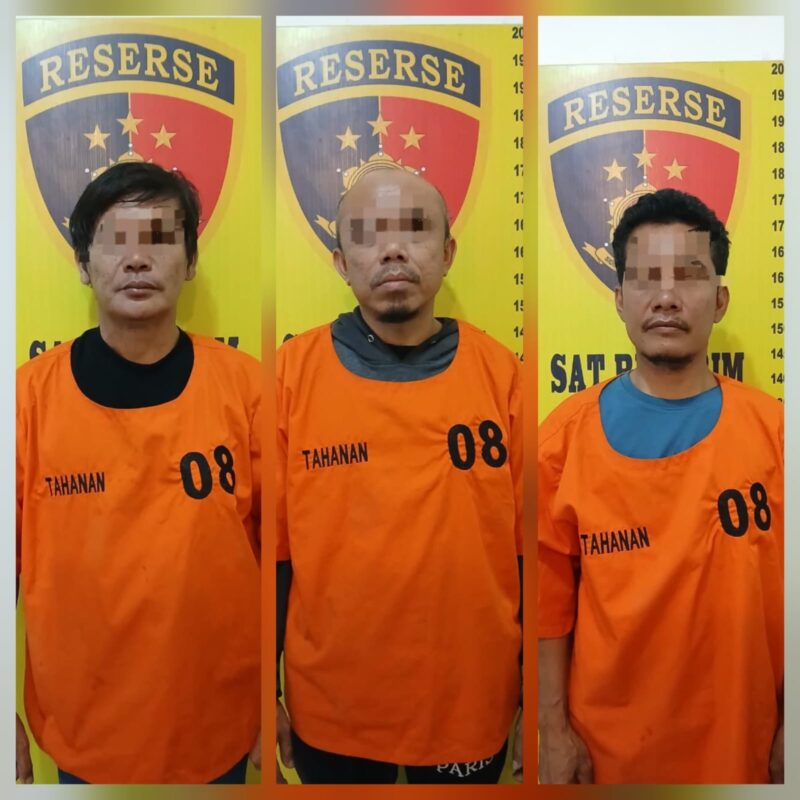 Foto : 3 tersangka 
