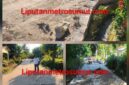 Foto istimewah proyek siluman di Nagori Dolok Mainu, papan proyek kosong. 