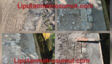 Foto : proyek pembangunan Paving block di nagori dolok Mainu, kecamatan dolok batunanggar manggar diduga asal jadi.