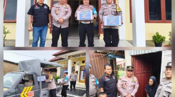 Sambut HUT Bhayangkara Ke 80, Polsek Siantar Marihat Berikan Bansos Kepada Warga di Gang Rambe Sentral Marihat