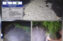 Foto : tampak aliran sungai bah Sombuh tercemar limbah
