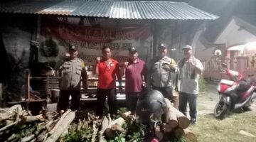 Laksanakan Saling, Polsek Siantar Marihat Himbau Petugas Jaga Pos Kamling 