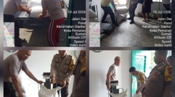 Polsek Siantar Martoba Dampingi Petani Binaan Jual Hasil Panen ke Bulog Cabang Pematangsiantar 