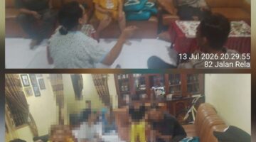 Tinjut Laporan CC 110, Polsek Siantar Utara Cek TKP Keributan Di Wilkumnya