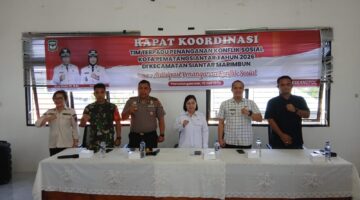 Kapolsek Siantar Marihat Bersama Forkopimca Siantar Marimbun Ikuti Rakor Tim Terpadu Penanganan Konflik Sosial