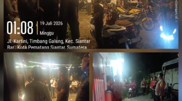 Polsek Siantar Barat Tinjut Laporan Warga di Jalan Kartini