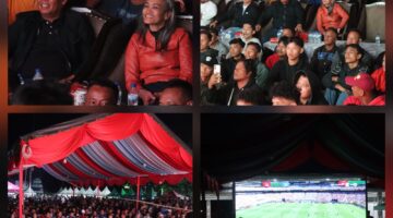 Kapolres Pemtangsiantar Nobar Final Piala Dunia 2026 Bersama Masyarakat