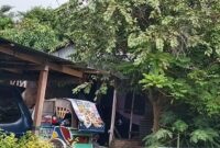 Foto : rumah TS diduga tempat transaksi barang haram jenis sabu. 