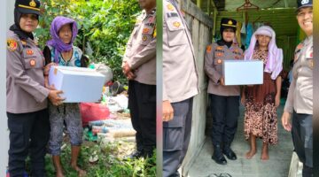 Jumat Berkah, Polsek Siantar Utara Berikan Bansos Kepada Warga Membutuhkan
