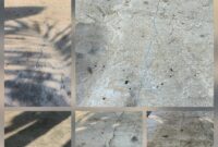 Foto : Proyek rabat beton di Nagori Talun Saragih Baru selesai 1 bulan sudah bayak titik yang retak memanjang Senin (27/072026) 