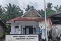 Foto : Kantor Pangulu Sayur Matinggi, Kecamatan Ujung Pandang, Kabupaten Simalungun. 