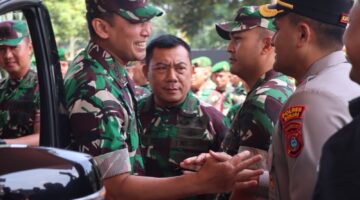 Wujud Sinergitas TNI-Polri Kapolres Binjai Sambut Kunjungan Pangdam I/BB di Kodim 0203 LKT