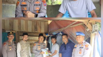 Kapolres Langkat Salurkan Bantuan untuk Korban Banjir di Besitang Pastikan Polri Hadir di Tengah Masyarakat