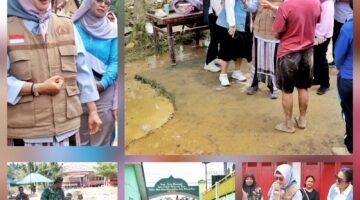 Gerak Cepat Tangani Dampak Banjir di Serbalawan, Pemkab Simalungun Bersama TNI, Polri dan Warga Gotong Royong Pulihkan Permukiman