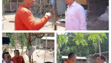 Foto : Wakil Bupati Simalungun Benny Gusman Sinaga meninjau BUMNag Jaya Baroka yang berada di Nagori Bandar Selamat.