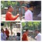 Foto : Wakil Bupati Simalungun Benny Gusman Sinaga meninjau BUMNag Jaya Baroka yang berada di Nagori Bandar Selamat. 