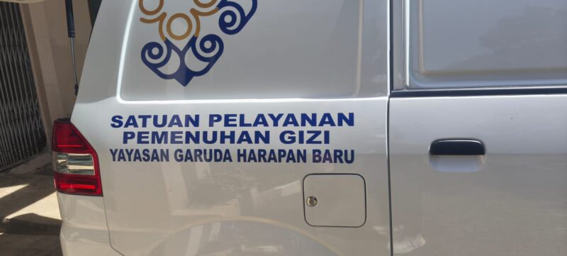 Foto istimewah mobil SPPG Garuda Harapan Baru