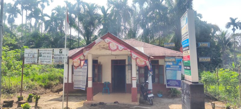 Foto : kantor pangulu Sorba Dolok, kecamatan Raya Kahean  