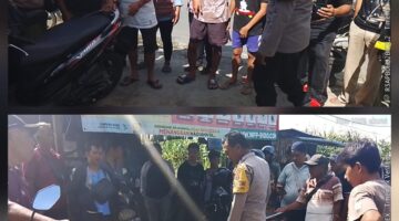 Polsek Siantar Martoba Cek TKP Adanya Warga Tidak Sadarkan Diri di Jalan Darussalam