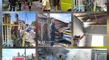 Puntung Rokok Picu Kebakaran Dua Rumah di Siantar Martoba, Kerugian Capai Rp550 Juta