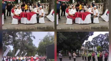 Polres Pematangsiantar Kawal Car Free Day Merah Putih, Kegiatan HUT ke-81 RI 
