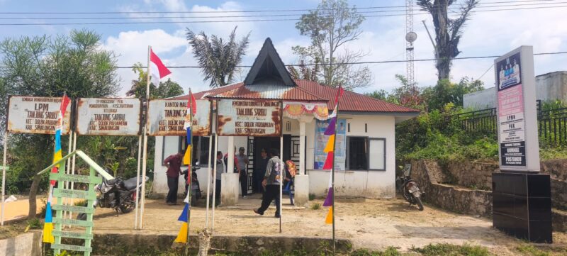 Foto : Kantor Pangulu Tanjung Saribu, Kecamatan Dolok Pardamean (13/08/2026) 