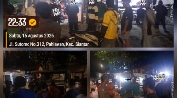 ​Polsek Siantar Timur Cek TKP Laporan Keributan Antar Pemuda 