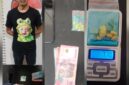Foto : pelaku MAC (29) dan sejumlah barang bukti. 