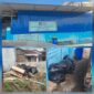 Foto : SPPG Yayasan Pangan Karo Toba Seribu Dolok, sampah menumpuk di depan bangunan. 