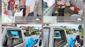 Polsek Siantar Selatan Dampingi Penjualan Jagung Petani Binaan di Bulog Cabang Pematangsiantar 