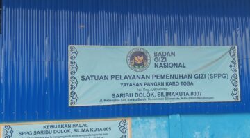 Foto tampak dari depan SPPG Yayasan Pangan Karo Toba, Seribu Dolok 007