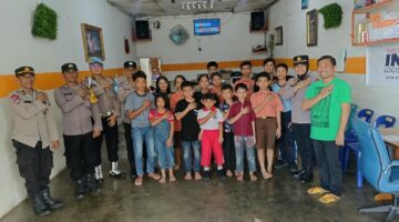 Kapolsek Siantar Utara Sambang Kamtibmas di Panti Asuhan Grace