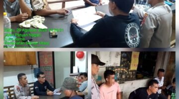 Polsek Siantar Utara Cek TKP Keributan di Jalan Gotong Royong
